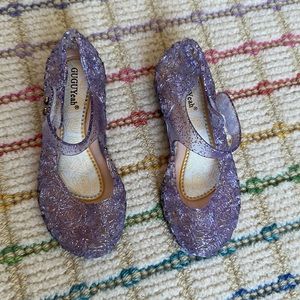 GuguYeah play glitter jelly shoes, size 25 EUR. Like new!
